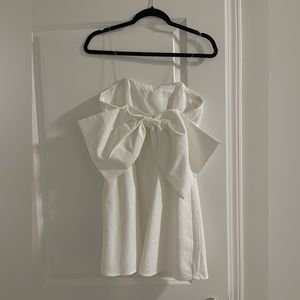 Altar'd State Lilia Strapless Bow Dress